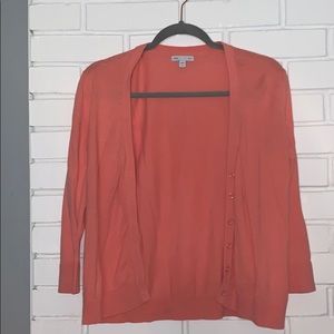 Peach/coral Cardigan
